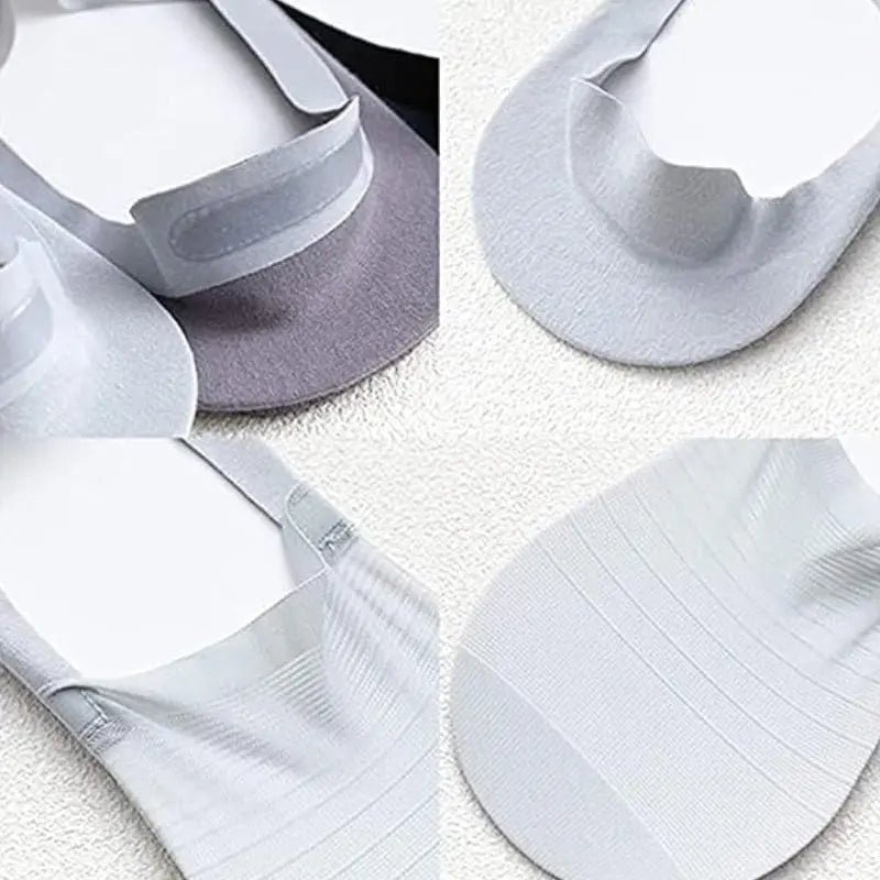 🧦5 Paar Ice-Seiden No-Show Socken – Ultra-dünn, rutschfest & atmungsaktiv für Sneaker & Loafer (50% Rabatt) cetaut