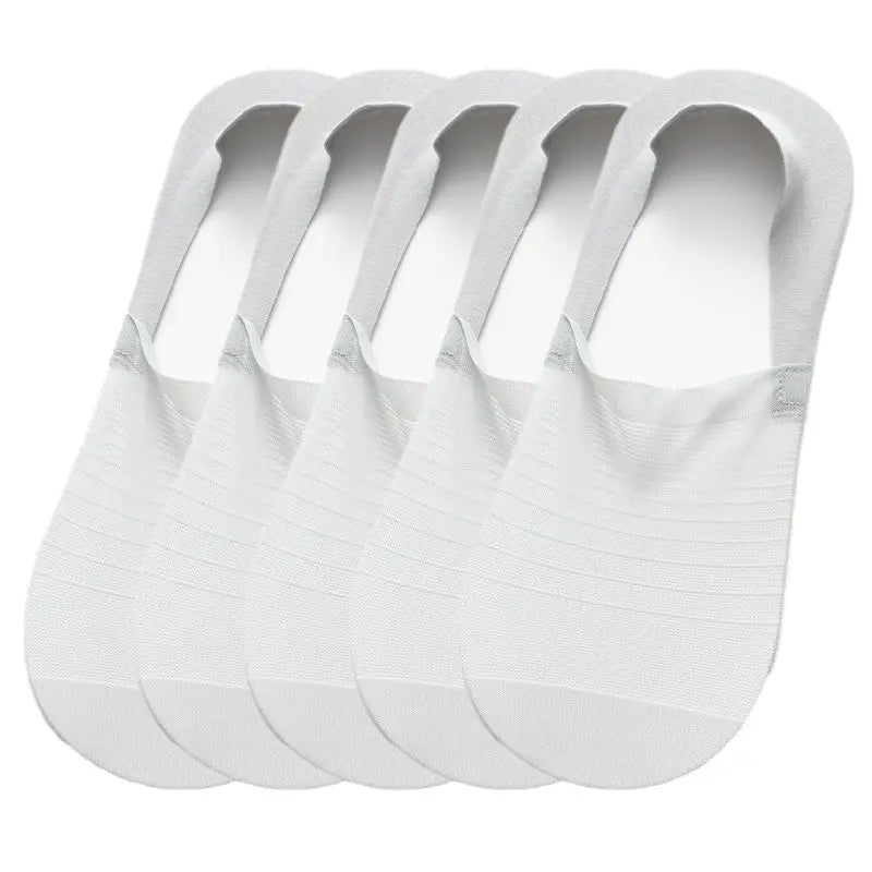 🧦5 Paar Ice-Seiden No-Show Socken – Ultra-dünn, rutschfest & atmungsaktiv für Sneaker & Loafer (50% Rabatt) cetaut