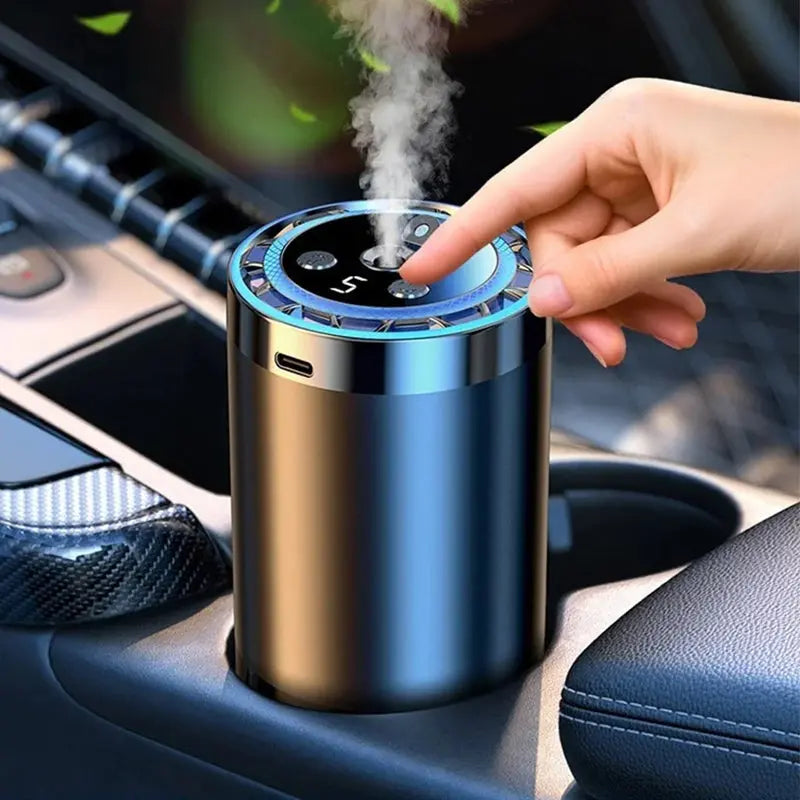 🚘 Auto-Diffusor mit Automatikstart & LED-Beleuchtung – 5x stärkerer Duft, 100% natürliche Öle, passt in jedes Fahrzeug! cetaut