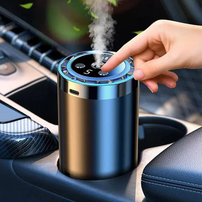 🚘 Auto-Diffusor mit Automatikstart & LED-Beleuchtung – 5x stärkerer Duft, 100% natürliche Öle, passt in jedes Fahrzeug! cetaut