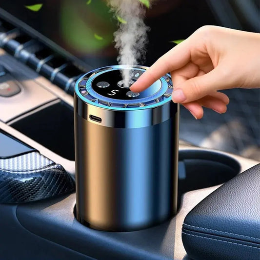 🚘 Auto-Diffusor mit Automatikstart & LED-Beleuchtung – 5x stärkerer Duft, 100% natürliche Öle, passt in jedes Fahrzeug! cetaut