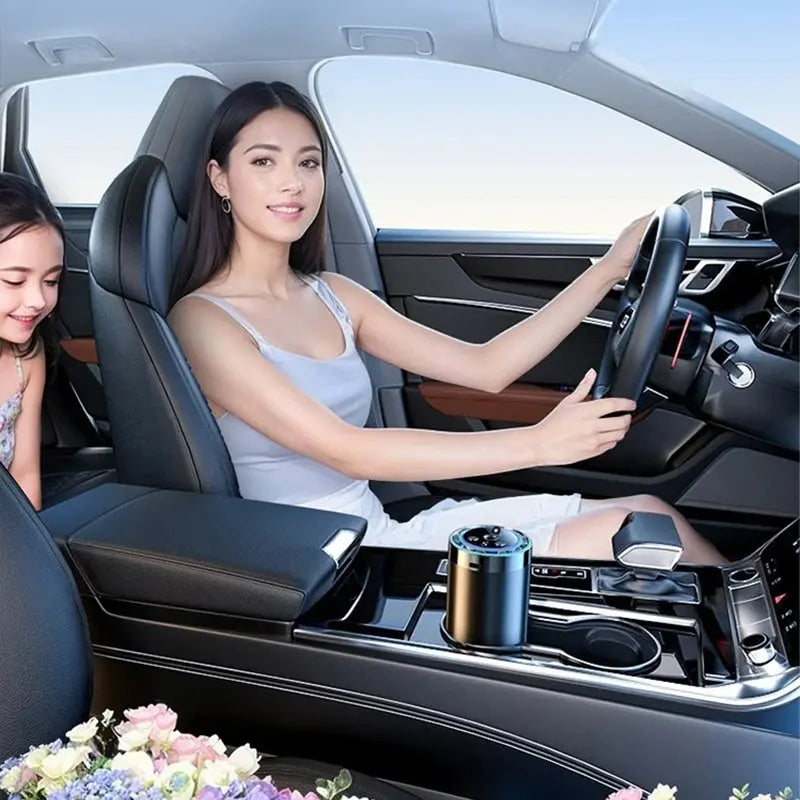 🚘 Auto-Diffusor mit Automatikstart & LED-Beleuchtung – 5x stärkerer Duft, 100% natürliche Öle, passt in jedes Fahrzeug! cetaut