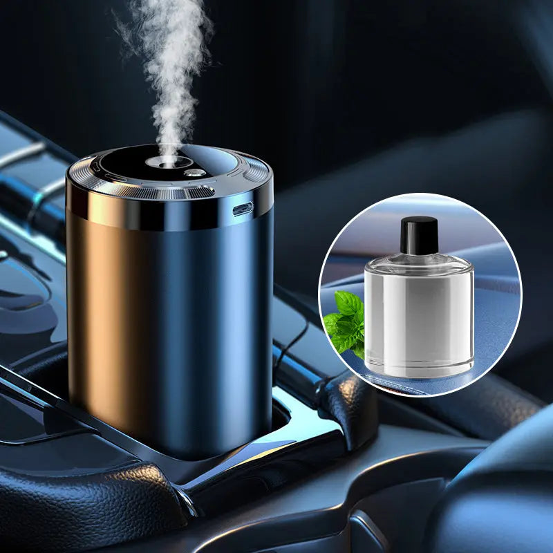 🚘 Auto-Diffusor mit Automatikstart & LED-Beleuchtung – 5x stärkerer Duft, 100% natürliche Öle, passt in jedes Fahrzeug! cetaut