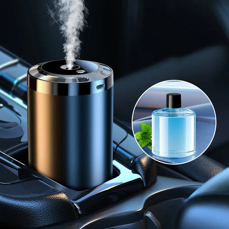 🚘 Auto-Diffusor mit Automatikstart & LED-Beleuchtung – 5x stärkerer Duft, 100% natürliche Öle, passt in jedes Fahrzeug! cetaut