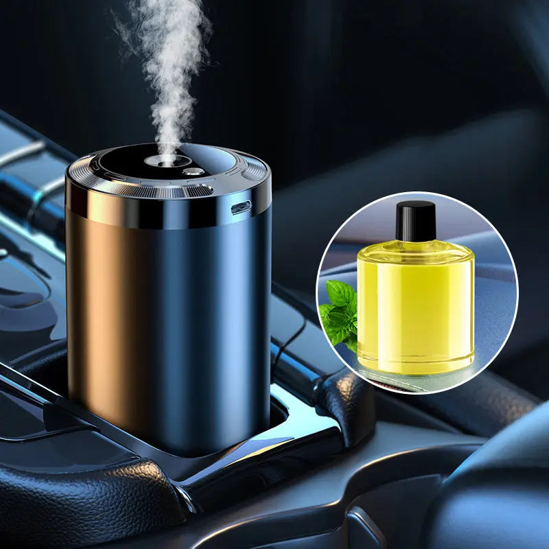 🚘 Auto-Diffusor mit Automatikstart & LED-Beleuchtung – 5x stärkerer Duft, 100% natürliche Öle, passt in jedes Fahrzeug! cetaut