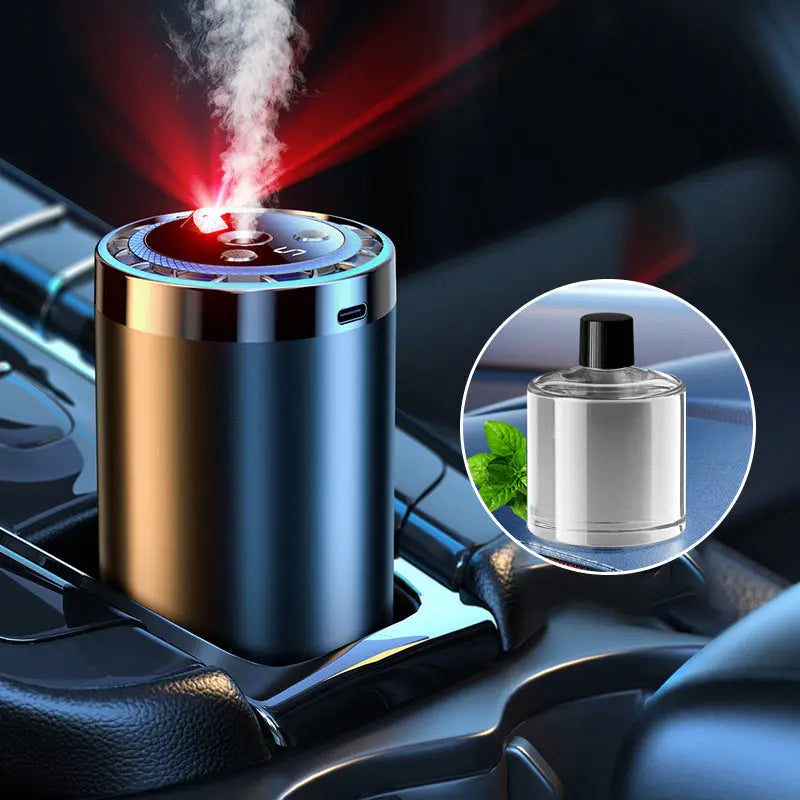 🚘 Auto-Diffusor mit Automatikstart & LED-Beleuchtung – 5x stärkerer Duft, 100% natürliche Öle, passt in jedes Fahrzeug! cetaut