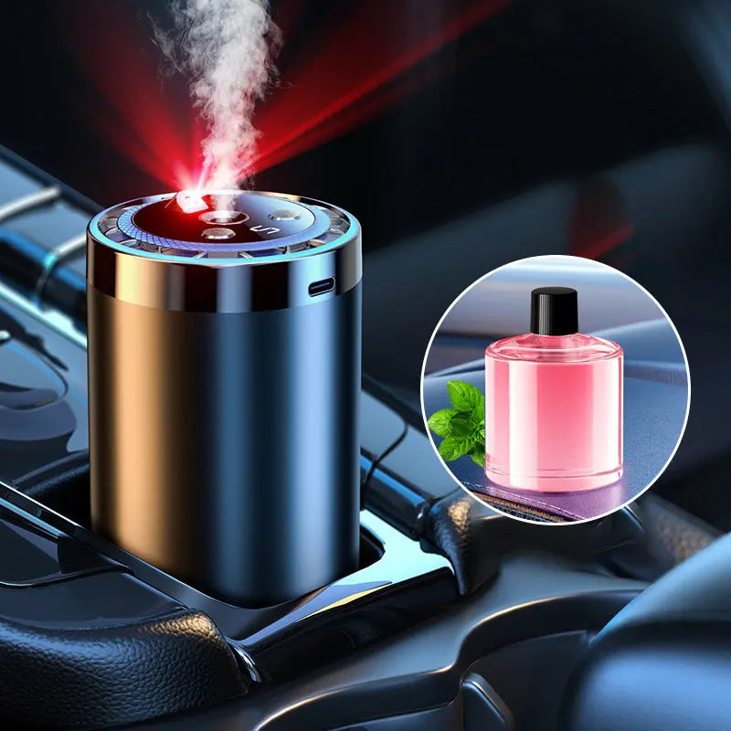 🚘 Auto-Diffusor mit Automatikstart & LED-Beleuchtung – 5x stärkerer Duft, 100% natürliche Öle, passt in jedes Fahrzeug! cetaut
