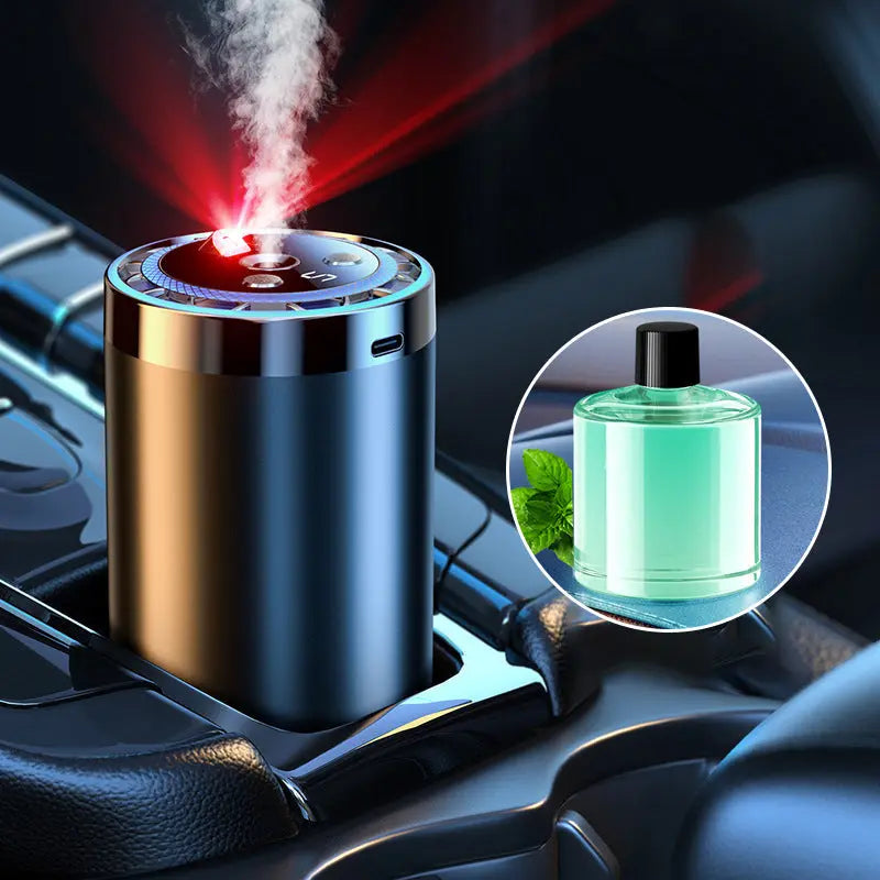 🚘 Auto-Diffusor mit Automatikstart & LED-Beleuchtung – 5x stärkerer Duft, 100% natürliche Öle, passt in jedes Fahrzeug! cetaut