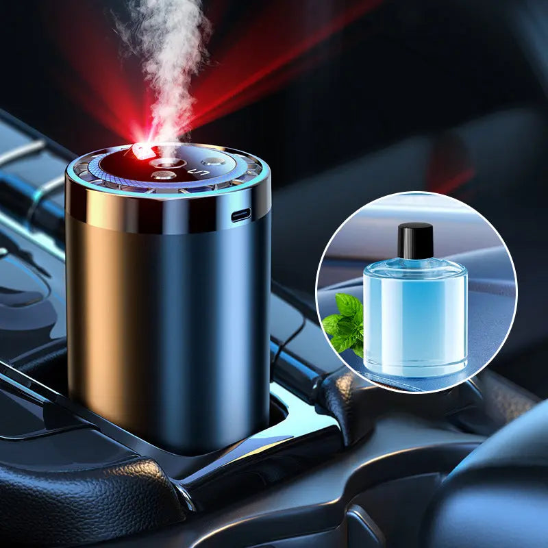 🚘 Auto-Diffusor mit Automatikstart & LED-Beleuchtung – 5x stärkerer Duft, 100% natürliche Öle, passt in jedes Fahrzeug! cetaut