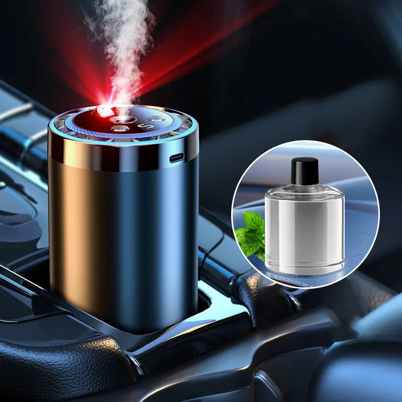 🚘 Auto-Diffusor mit Automatikstart & LED-Beleuchtung – 5x stärkerer Duft, 100% natürliche Öle, passt in jedes Fahrzeug! cetaut