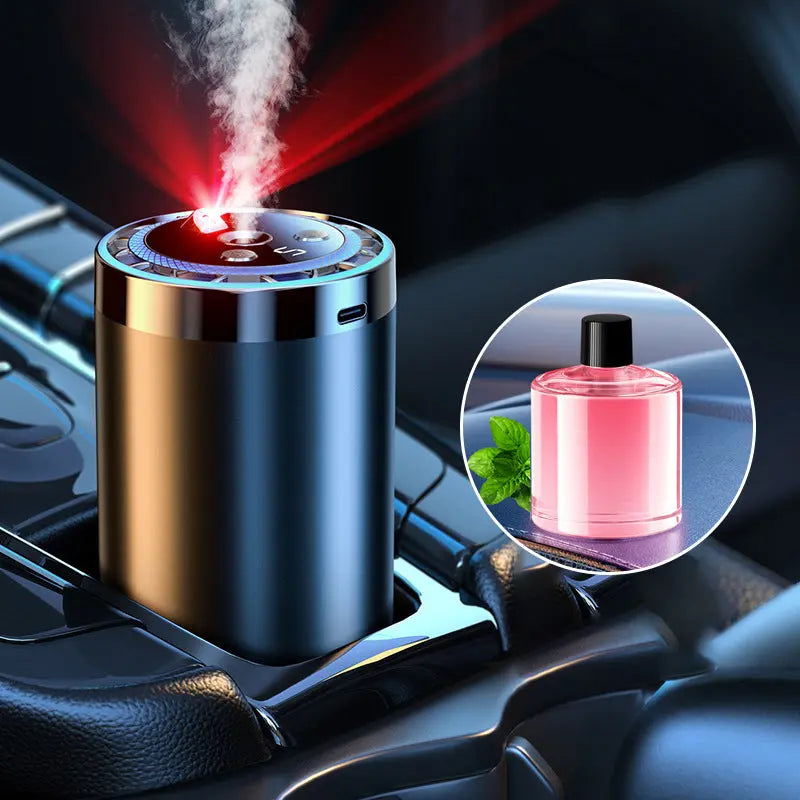 🚘 Auto-Diffusor mit Automatikstart & LED-Beleuchtung – 5x stärkerer Duft, 100% natürliche Öle, passt in jedes Fahrzeug! cetaut