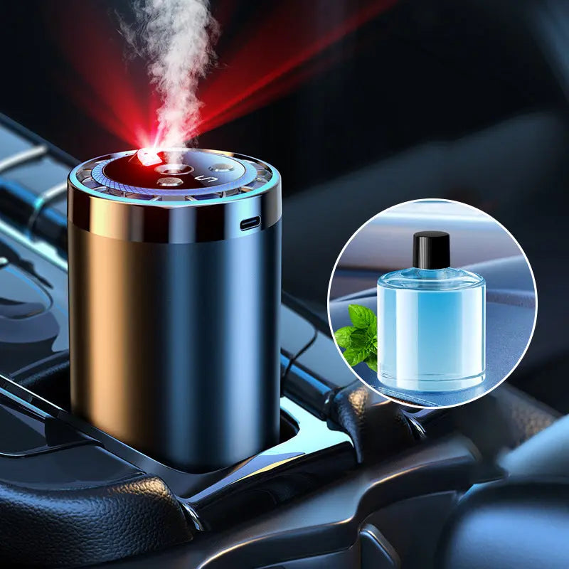 🚘 Auto-Diffusor mit Automatikstart & LED-Beleuchtung – 5x stärkerer Duft, 100% natürliche Öle, passt in jedes Fahrzeug! cetaut