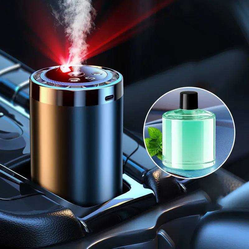 🚘 Auto-Diffusor mit Automatikstart & LED-Beleuchtung – 5x stärkerer Duft, 100% natürliche Öle, passt in jedes Fahrzeug! cetaut