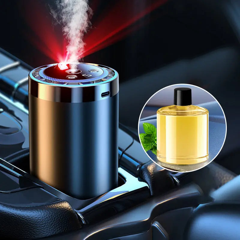 🚘 Auto-Diffusor mit Automatikstart & LED-Beleuchtung – 5x stärkerer Duft, 100% natürliche Öle, passt in jedes Fahrzeug! cetaut