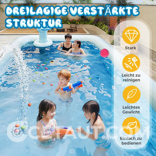 Verstärktes aufblasbares Schwimmbecken für Kinder und Erwachsene cetaut