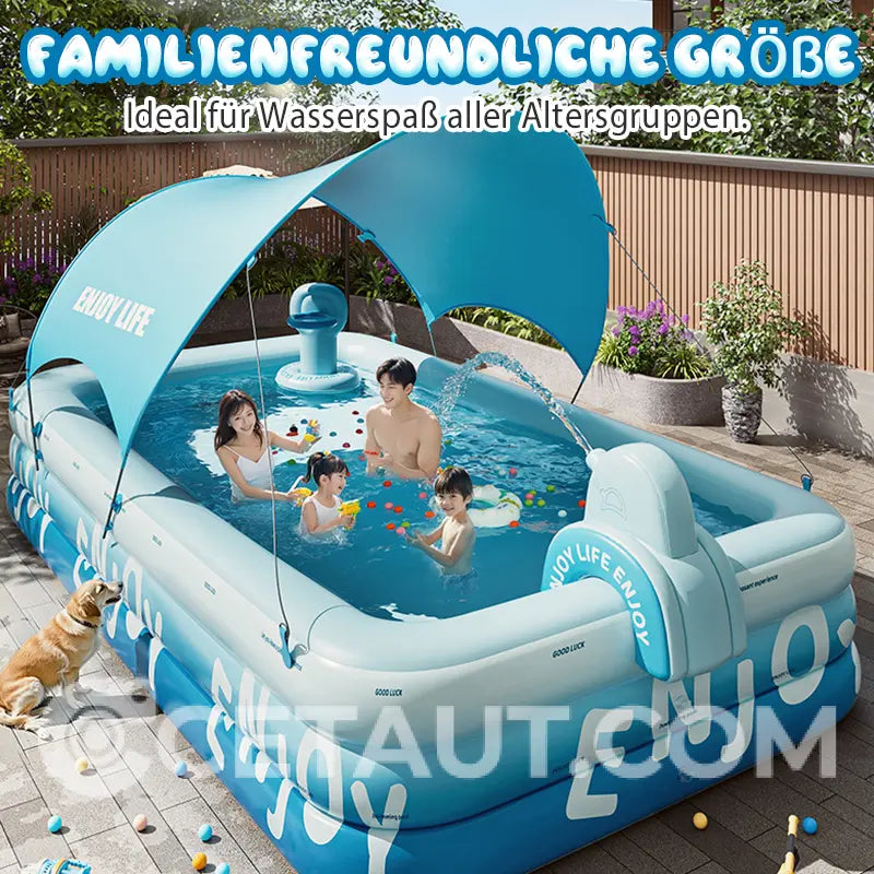 Verstärktes aufblasbares Schwimmbecken für Kinder und Erwachsene cetaut