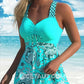 Badeanzug-Set: Badekleid & enganliegende Badeshorts cetaut