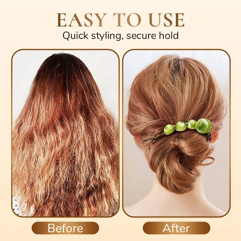 Elegante Haarklammer für Rückenfrisuren cetaut