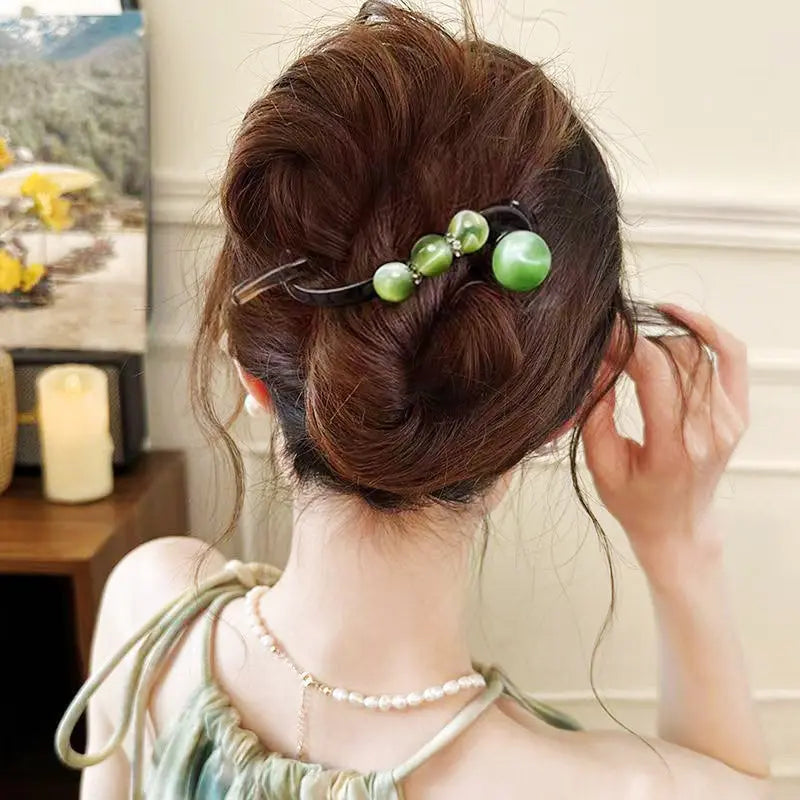 Elegante Haarklammer für Rückenfrisuren cetaut