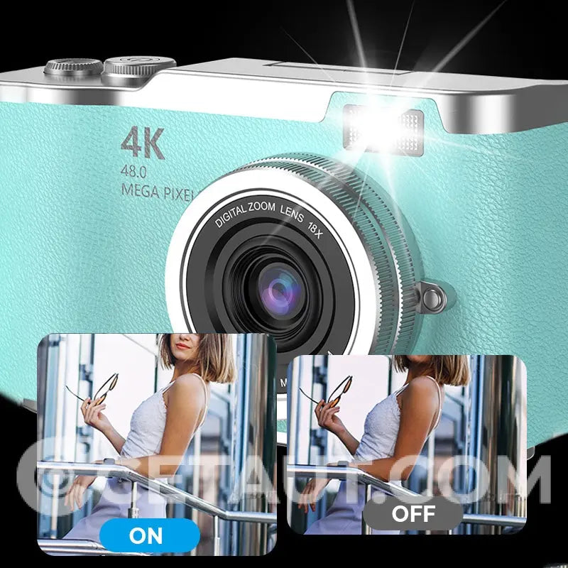 4K HD Flip-Screen Digital Camera✈️32GB-64GB free shipping cetaut