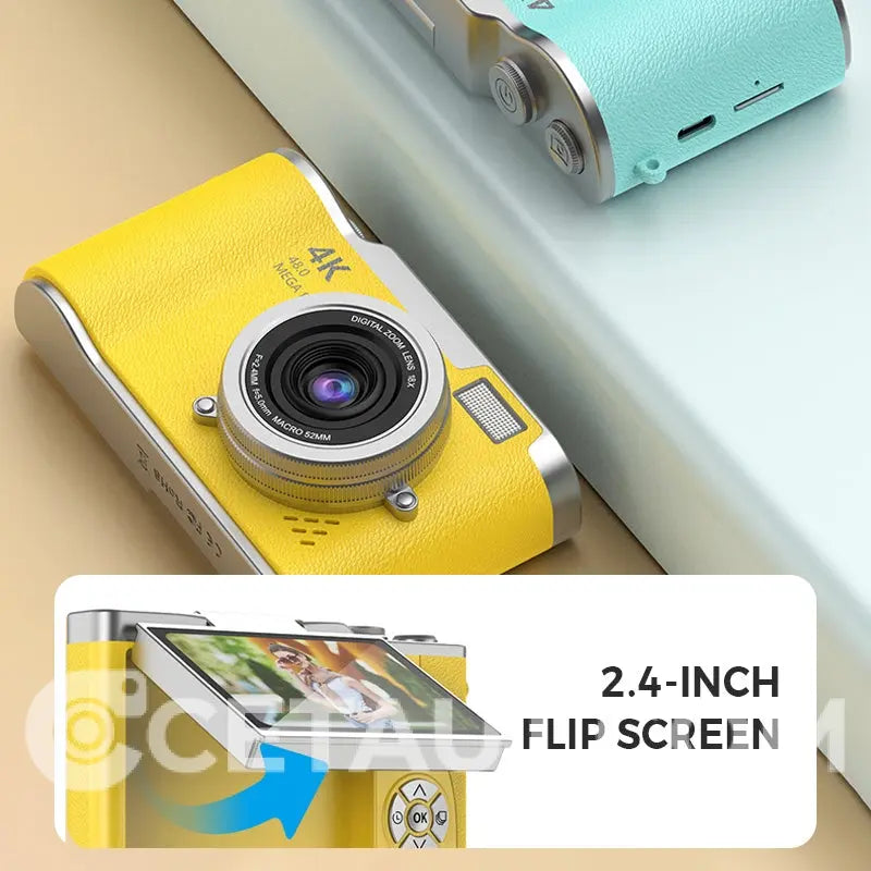 4K HD Flip-Screen Digital Camera✈️32GB-64GB free shipping cetaut