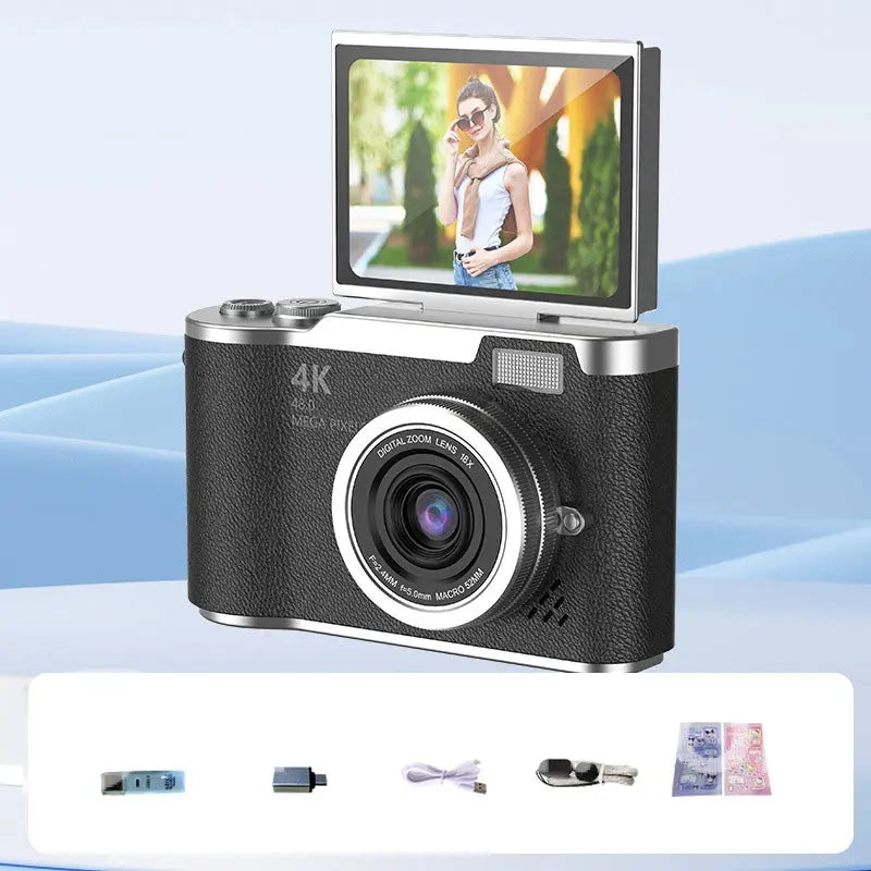 4K HD Flip-Screen Digital Camera✈️32GB-64GB free shipping cetaut