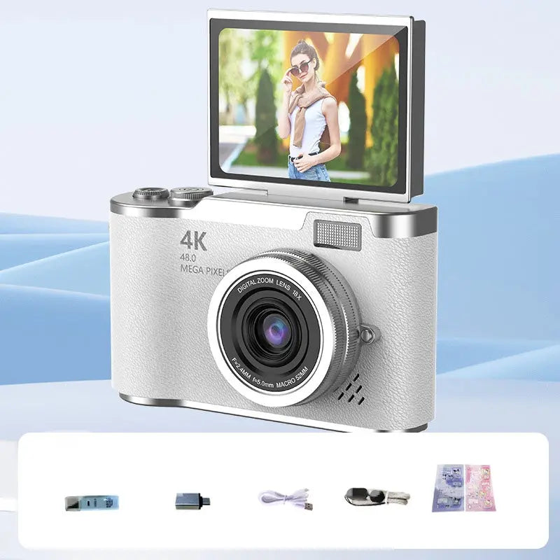 4K HD Flip-Screen Digital Camera✈️32GB-64GB free shipping cetaut