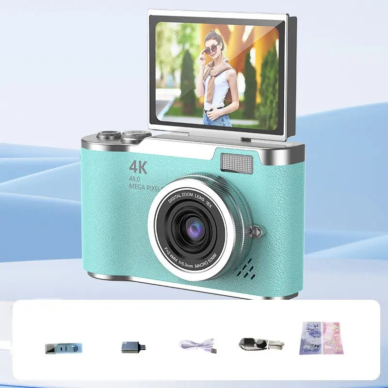 4K HD Flip-Screen Digital Camera✈️32GB-64GB free shipping cetaut