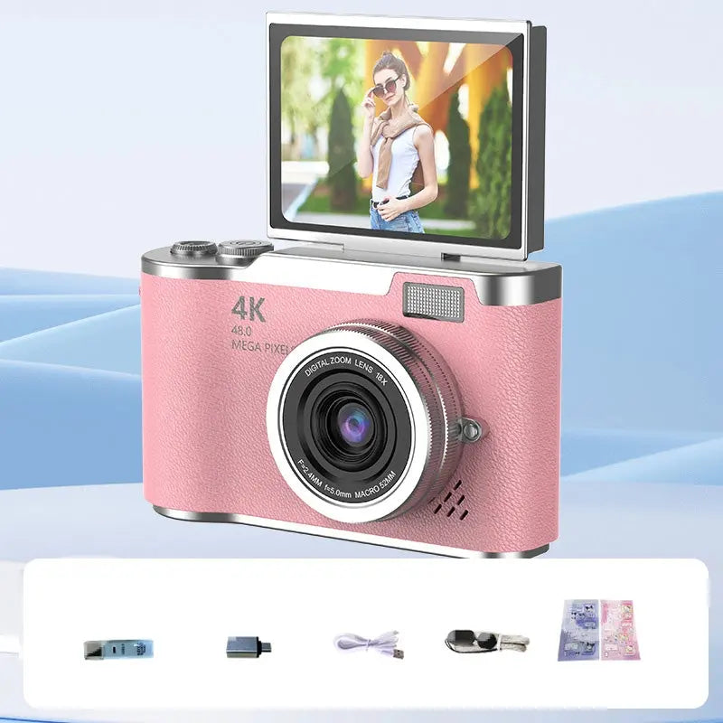 4K HD Flip-Screen Digital Camera✈️32GB-64GB free shipping cetaut