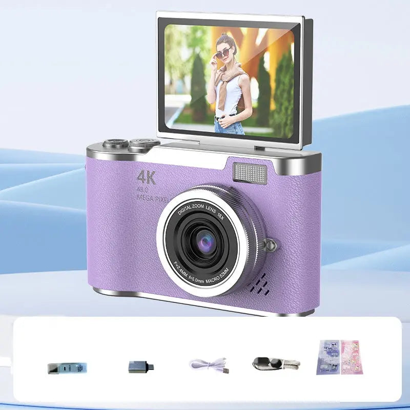 4K HD Flip-Screen Digital Camera✈️32GB-64GB free shipping cetaut