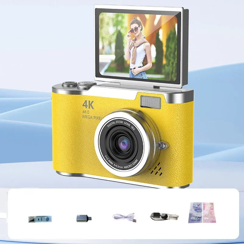 4K HD Flip-Screen Digital Camera✈️32GB-64GB free shipping cetaut