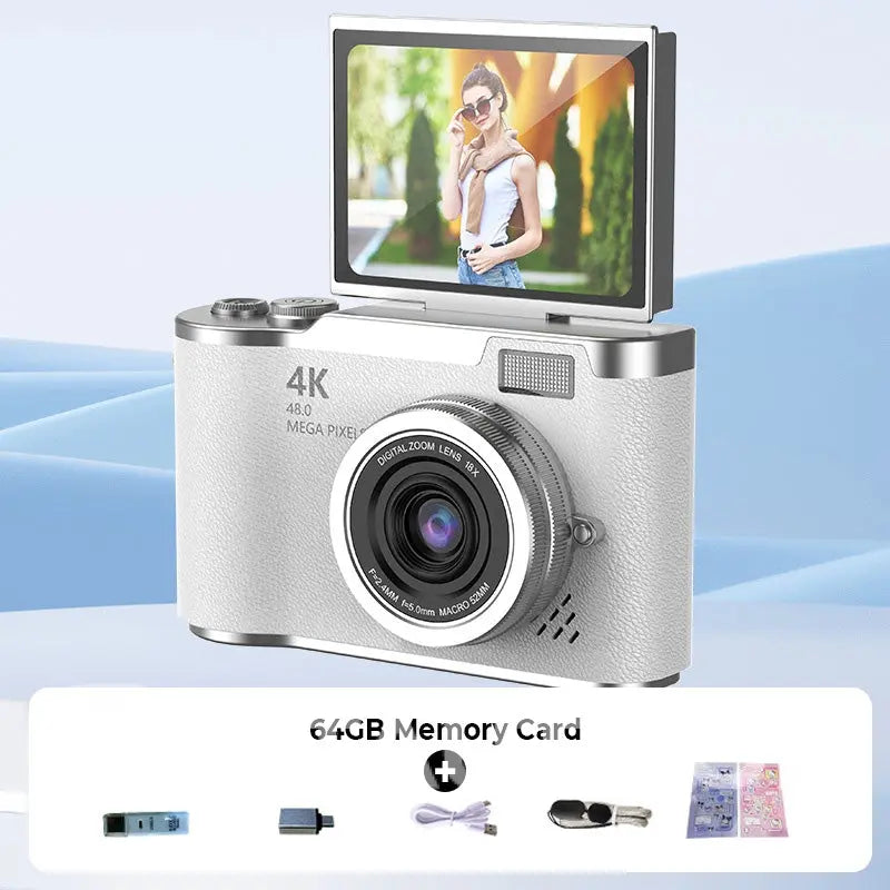 4K HD Flip-Screen Digital Camera✈️32GB-64GB free shipping cetaut