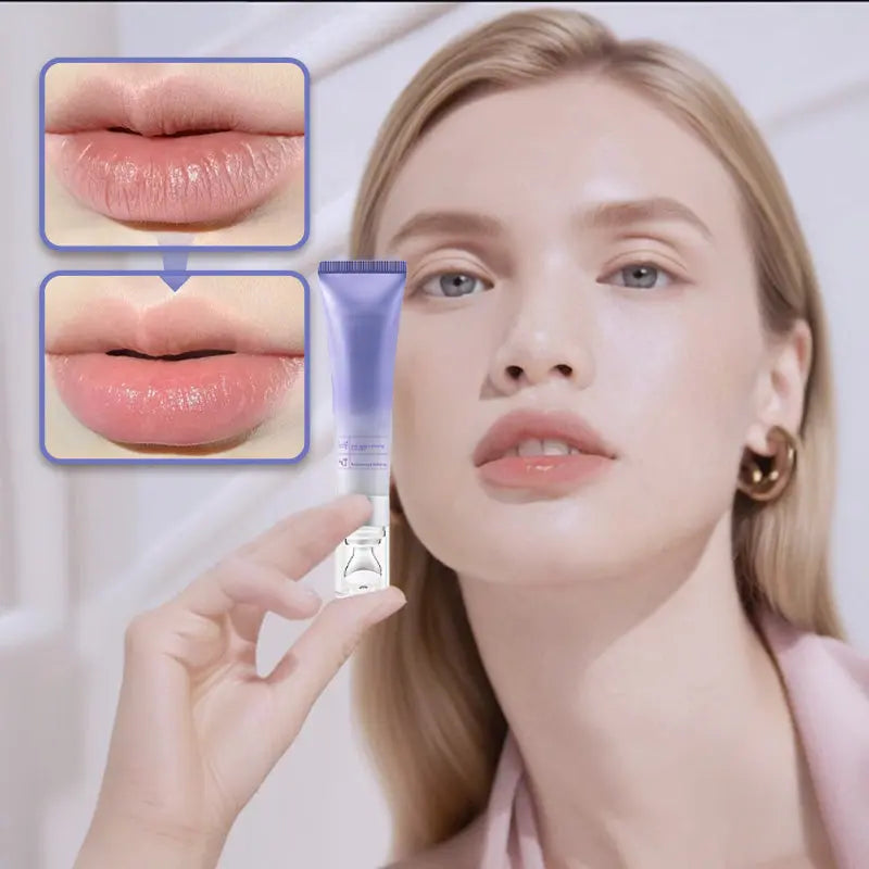 Aufpolsterndes und feuchtigkeitsspendendes Lippenserum gegen Falten cetaut
