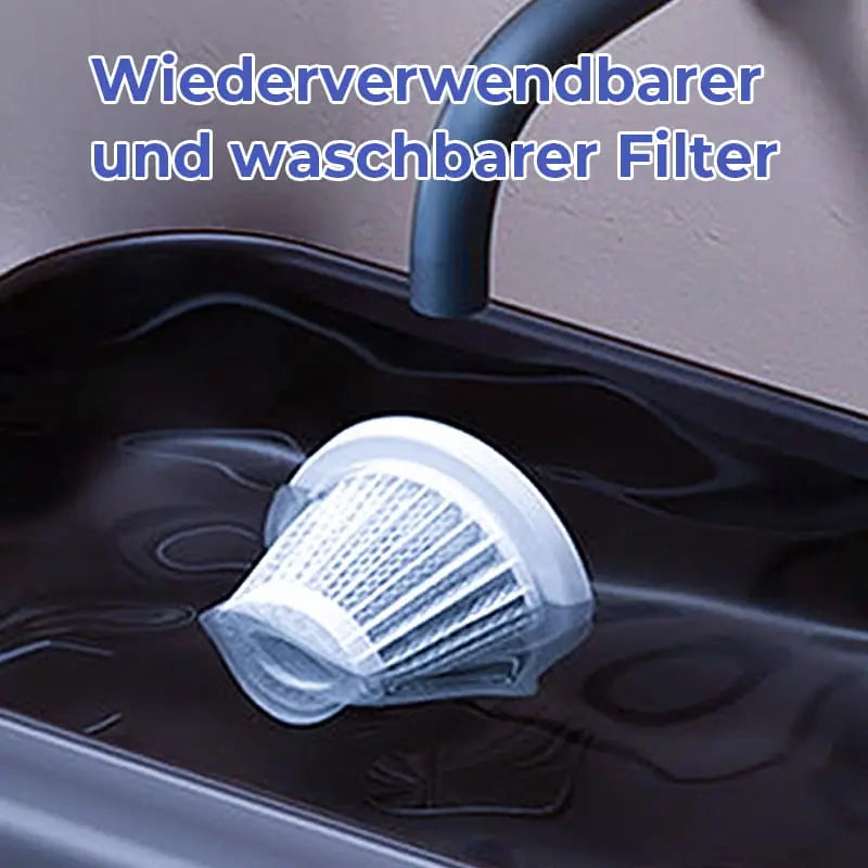 Kabelloser Auto-Staubsauger [2025] – 9000/12000PA Starkleistung, 60min Akku, HEPA-Filter, Ultra-Leicht (290g) für Auto & Sofa – Inkl. 3 Aufsätze cetaut