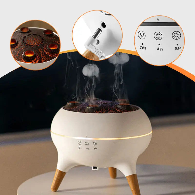 Dynamic Jellyfish Essential Oil Diffuser ＆ Humidifier cetaut