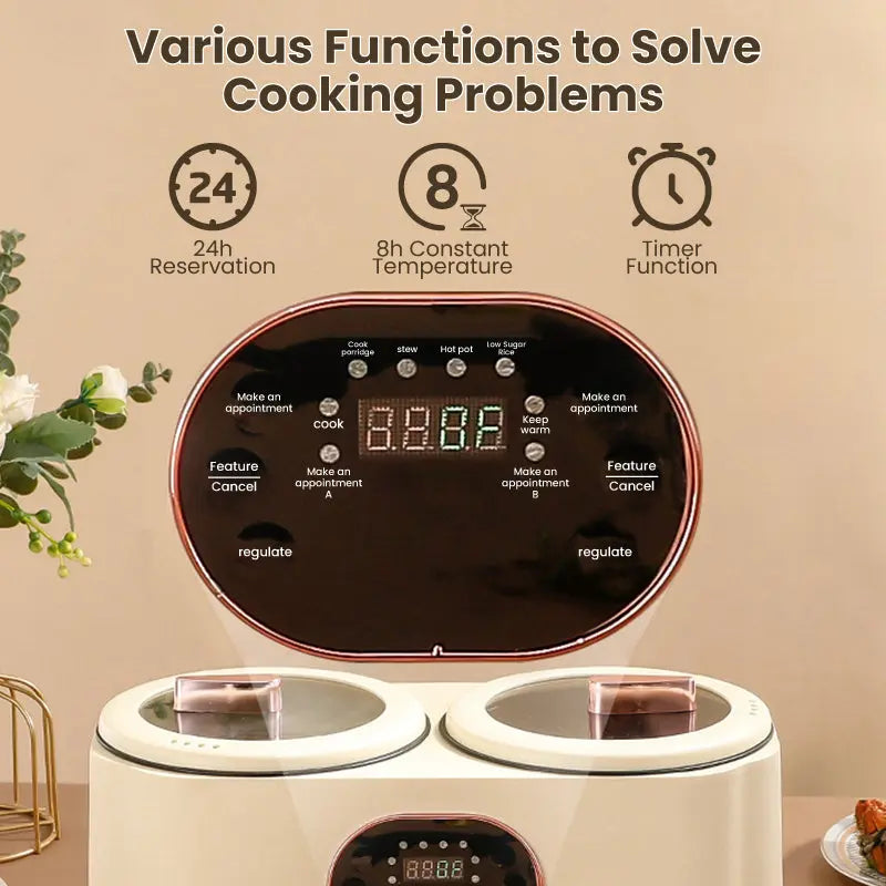 Automatic Multi-Functional Double-Liner Rice Cooker cetaut