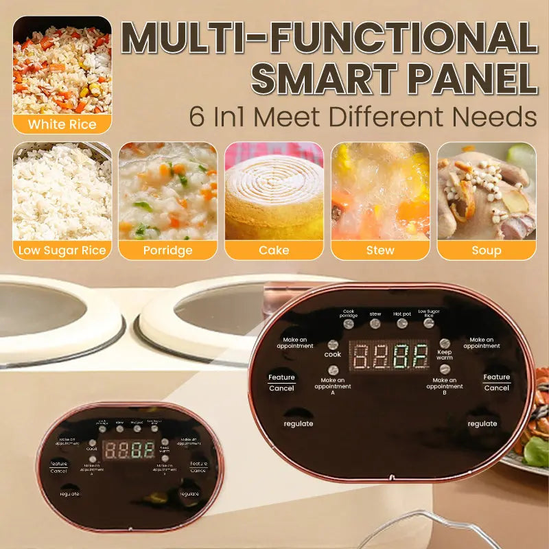 Automatic Multi-Functional Double-Liner Rice Cooker cetaut