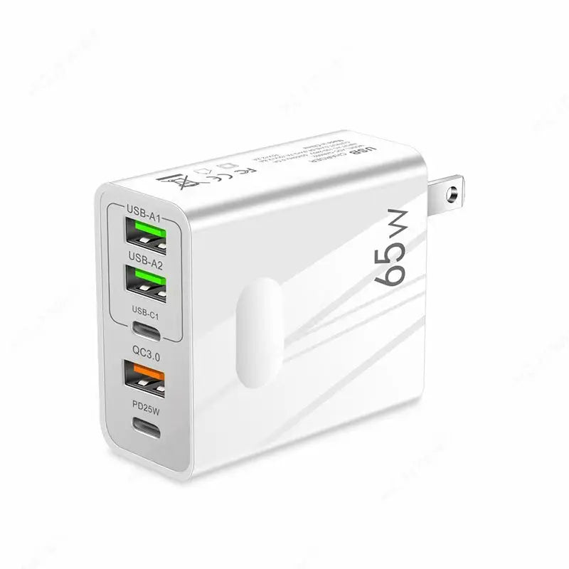 [Praktisches Geschenk] 65W Schnellladegerät mit mehreren Anschlüssen cetaut