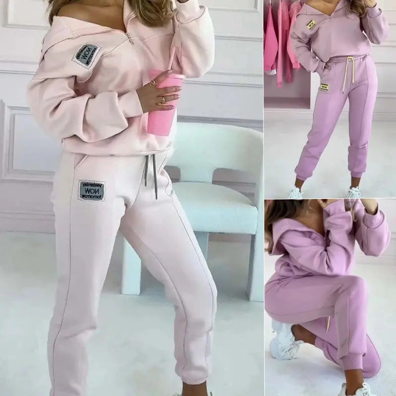 Zweiteiler mit stylischem Hoodie und verkürzter Hose cetaut