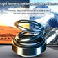 Solarbetriebenes Auto-Aromatherapie-Ornament mit drehbarem schwebendem Doppelring cetaut