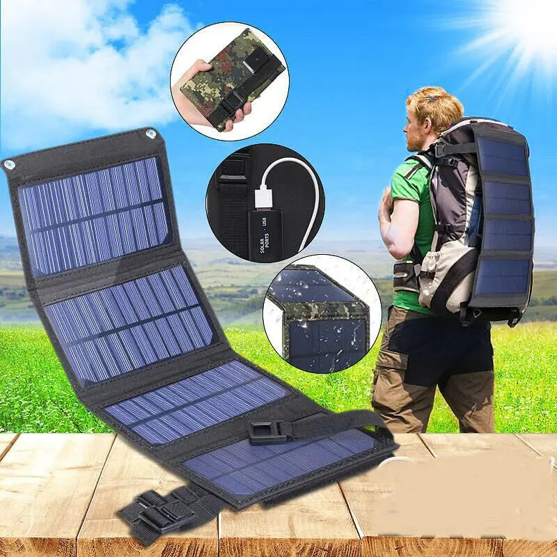 USB-Anschluss 20W 5V Tragbares Solar-Klapp-Batterie-Panel cetaut