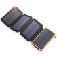 25000mAh Solar-Powerbank mit hoher Kapazität - schnelles Aufladen cetaut