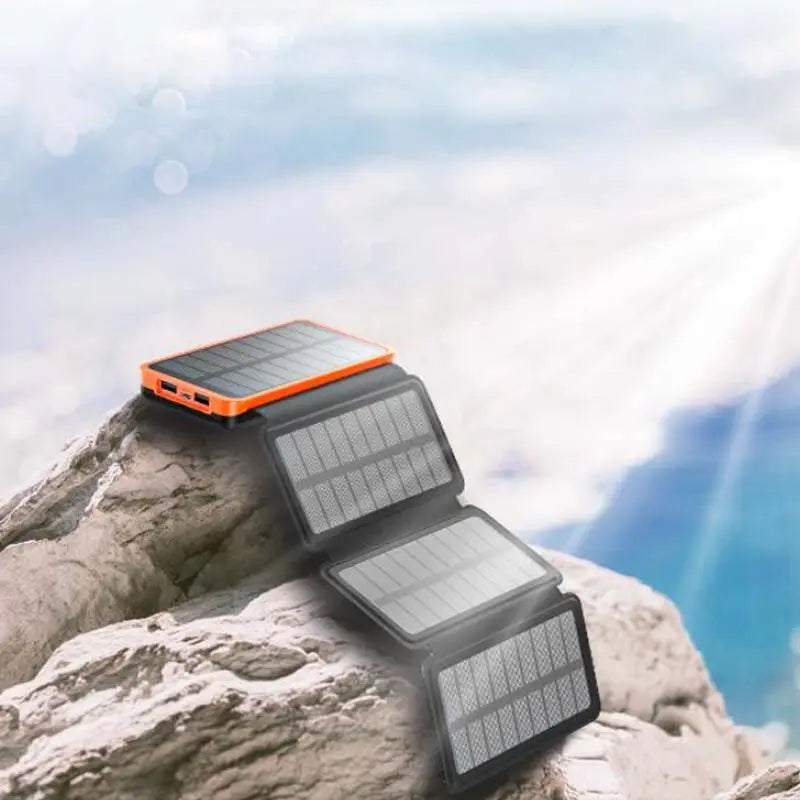 25000mAh Solar-Powerbank mit hoher Kapazität - schnelles Aufladen cetaut