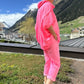 Zweiteiler: Oversize-Hoodie mit Fledermausärmeln & Hose mit geradem Bein cetaut