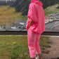 Zweiteiler: Oversize-Hoodie mit Fledermausärmeln & Hose mit geradem Bein cetaut