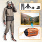 Outdoor Lightweight Anti-Mosquito Jacket & Pants & Shoe Covers & Mitts cetaut