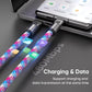 2 IN 1 Cell Phone Lanyard Fast Charging Data Cable cetaut