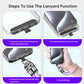 2 IN 1 Cell Phone Lanyard Fast Charging Data Cable cetaut
