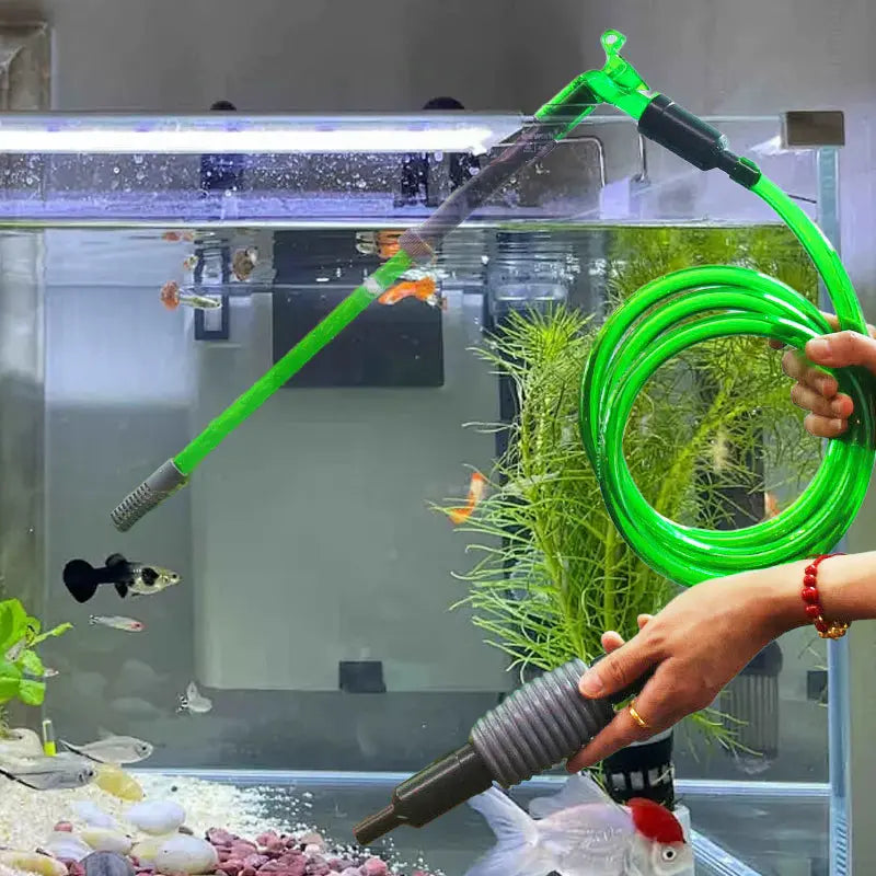 Aquarium-Siphon-Wasserwechsler mit Saugnapf cetaut