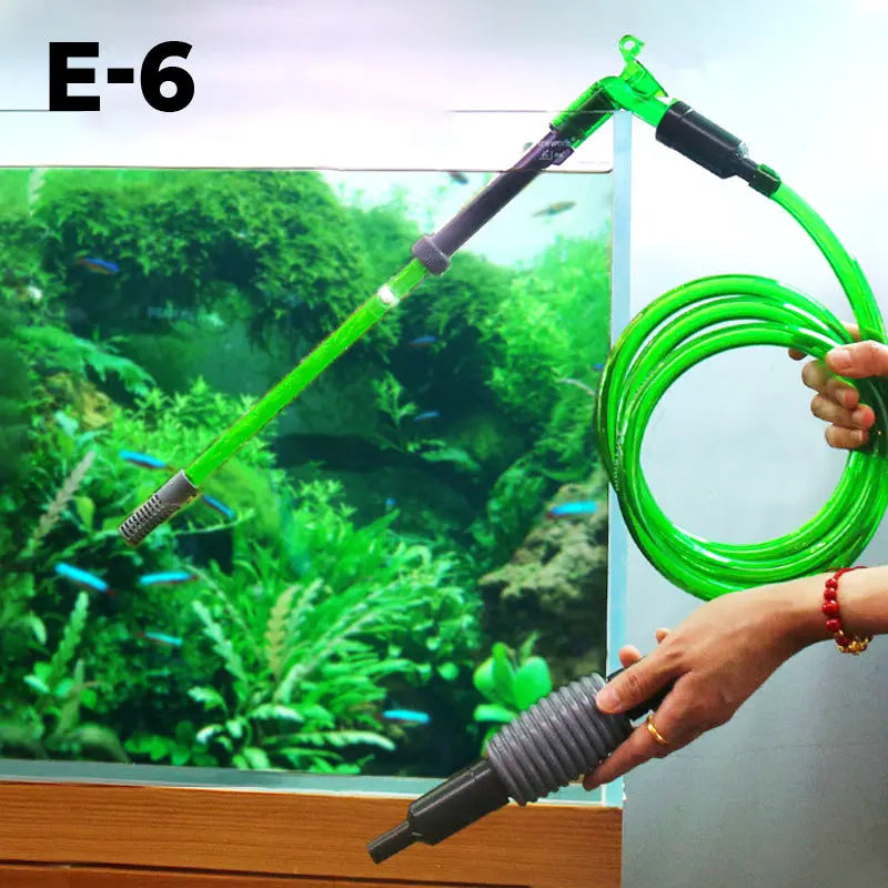 Aquarium-Siphon-Wasserwechsler mit Saugnapf cetaut
